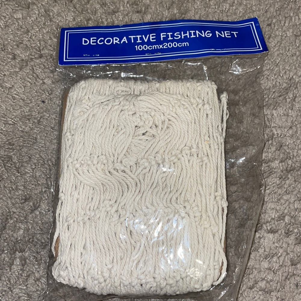 Decorative fishing net